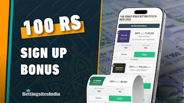 100 rs signup bonus betting sites 2