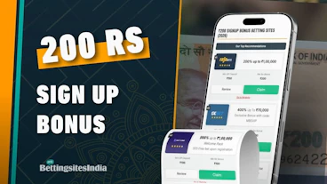 200 rs signup bonus betting sites