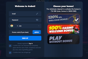 4rabet Registration