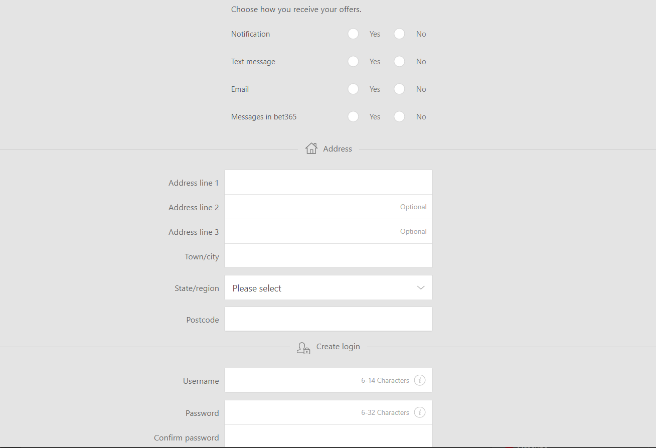 Bet365 registration 2