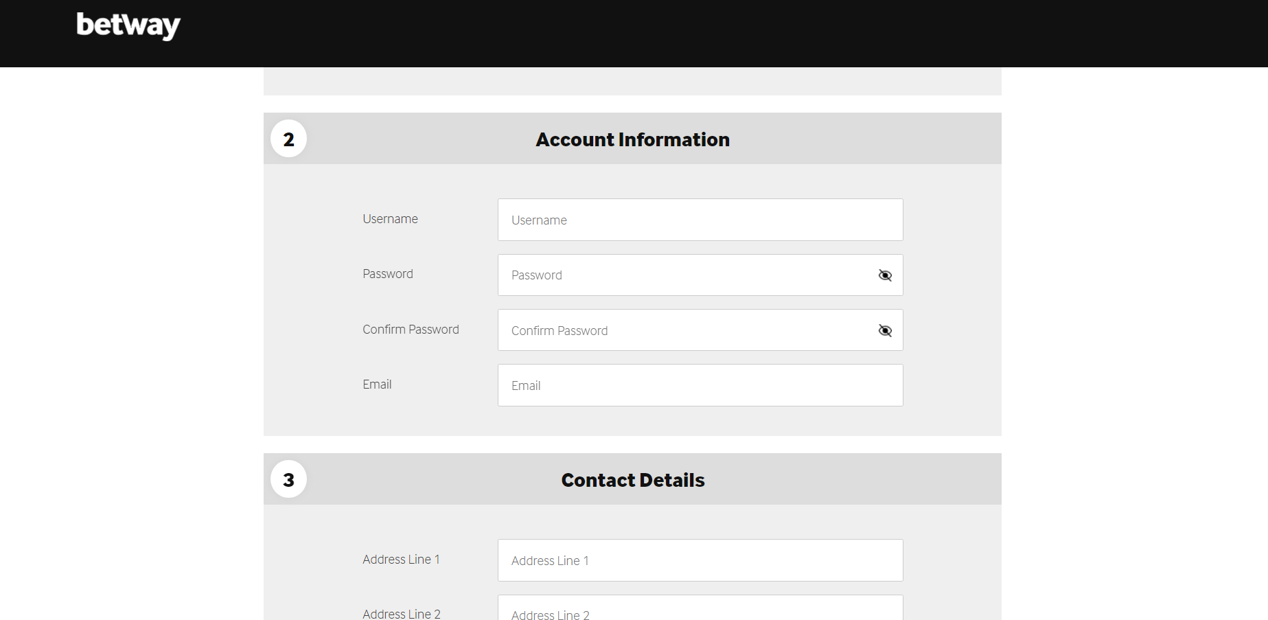 Betway Registration 2
