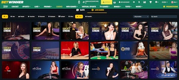 Betwinner Live Casino