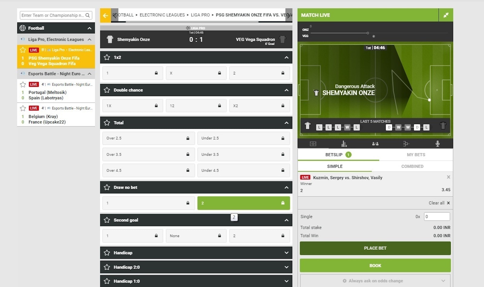 Campo Bet live betting india