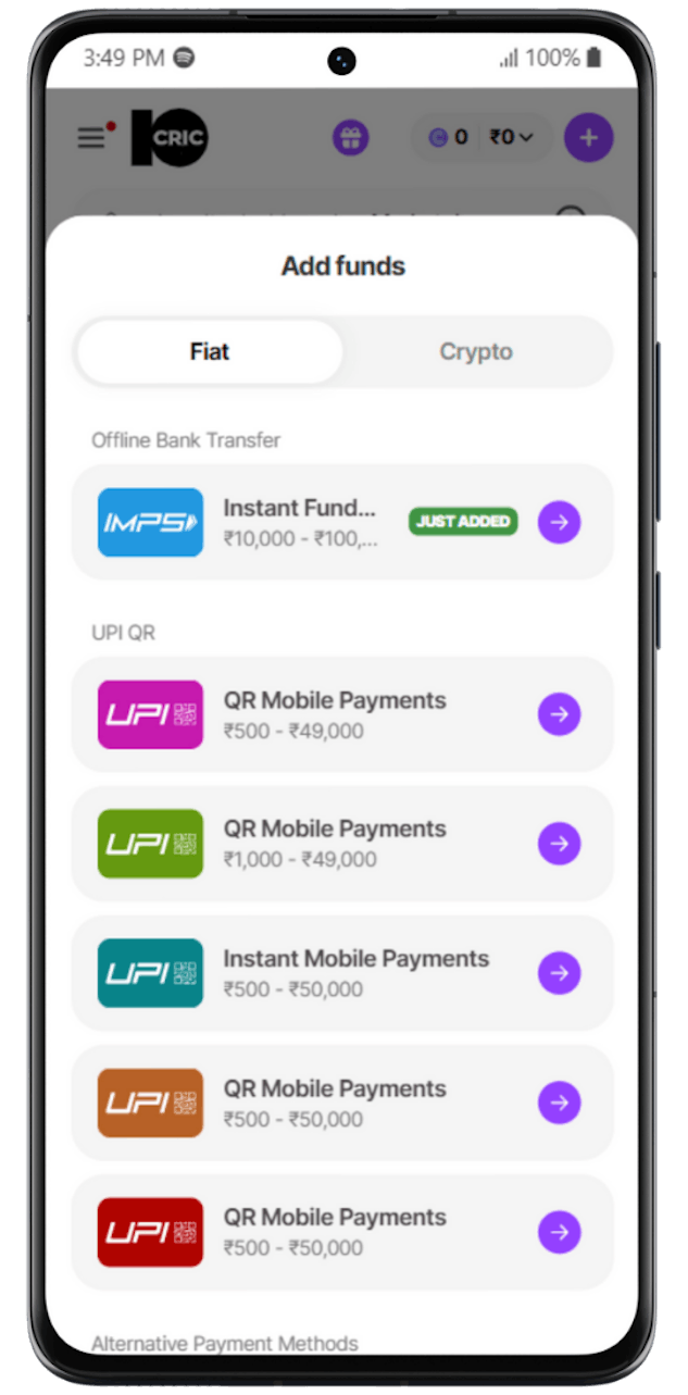 10 Cric Net Banking Betting Site