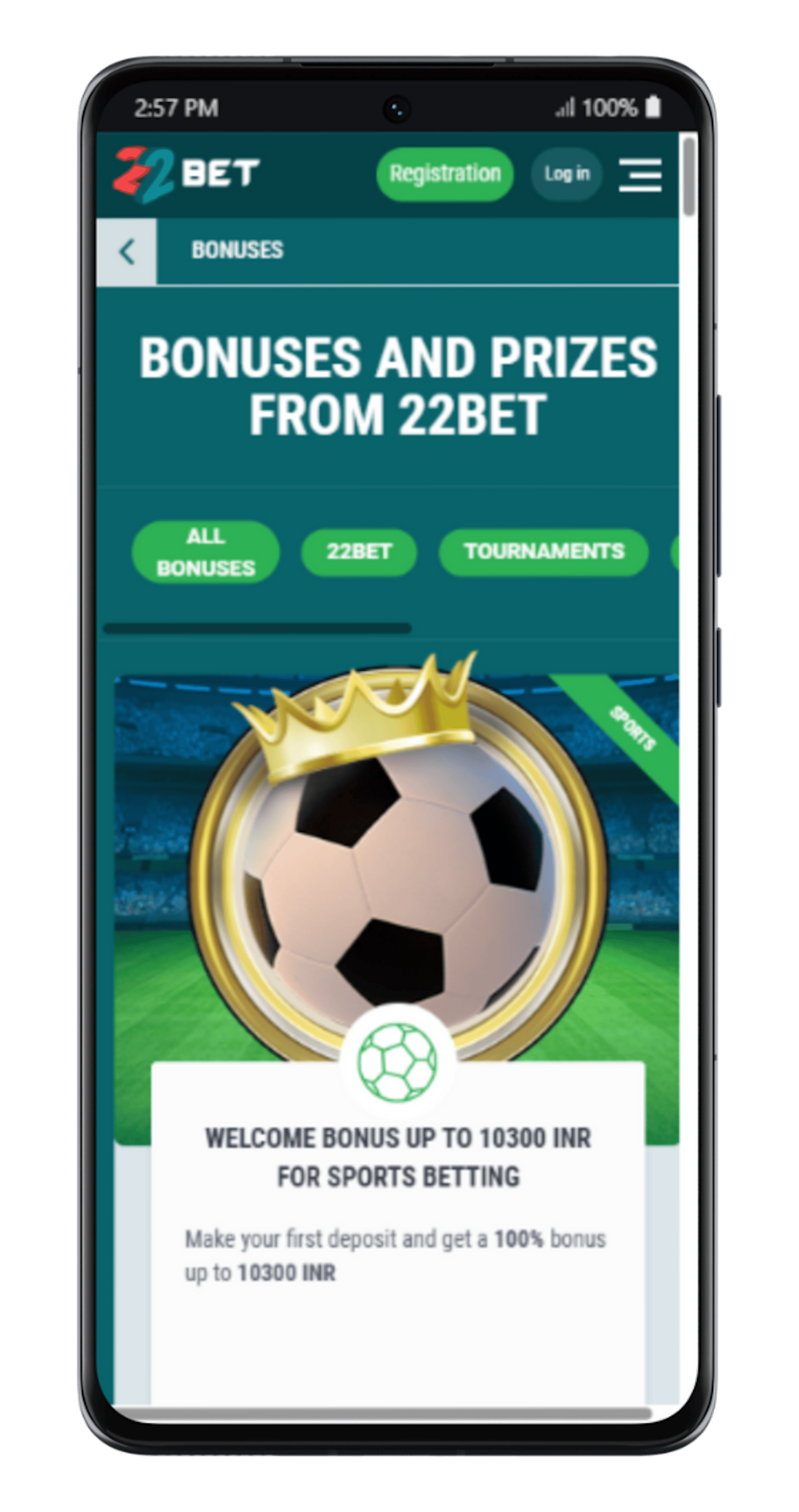 22 Bet Bonus