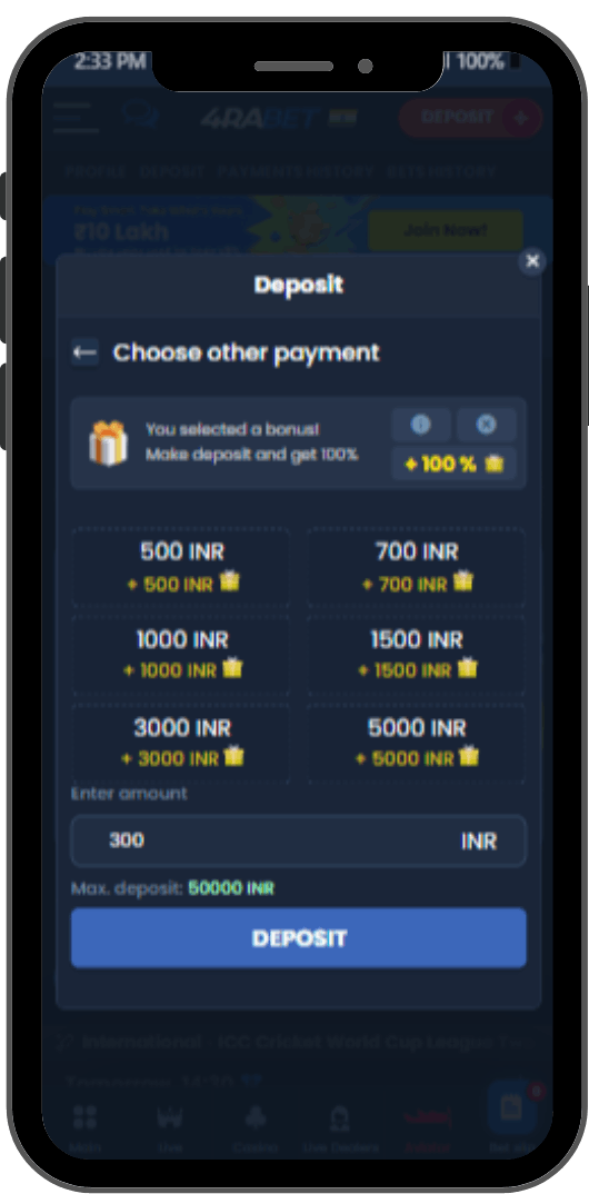 4 Rabet Paytm Betting Site