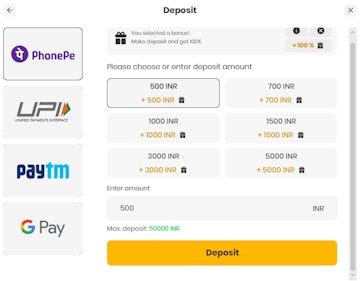 Crorebet Deposit Methods