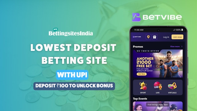 Low Deposit Betting Sites With UPI and Bonus