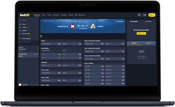Screenshot of Dota 2 betting markets on Bettilt