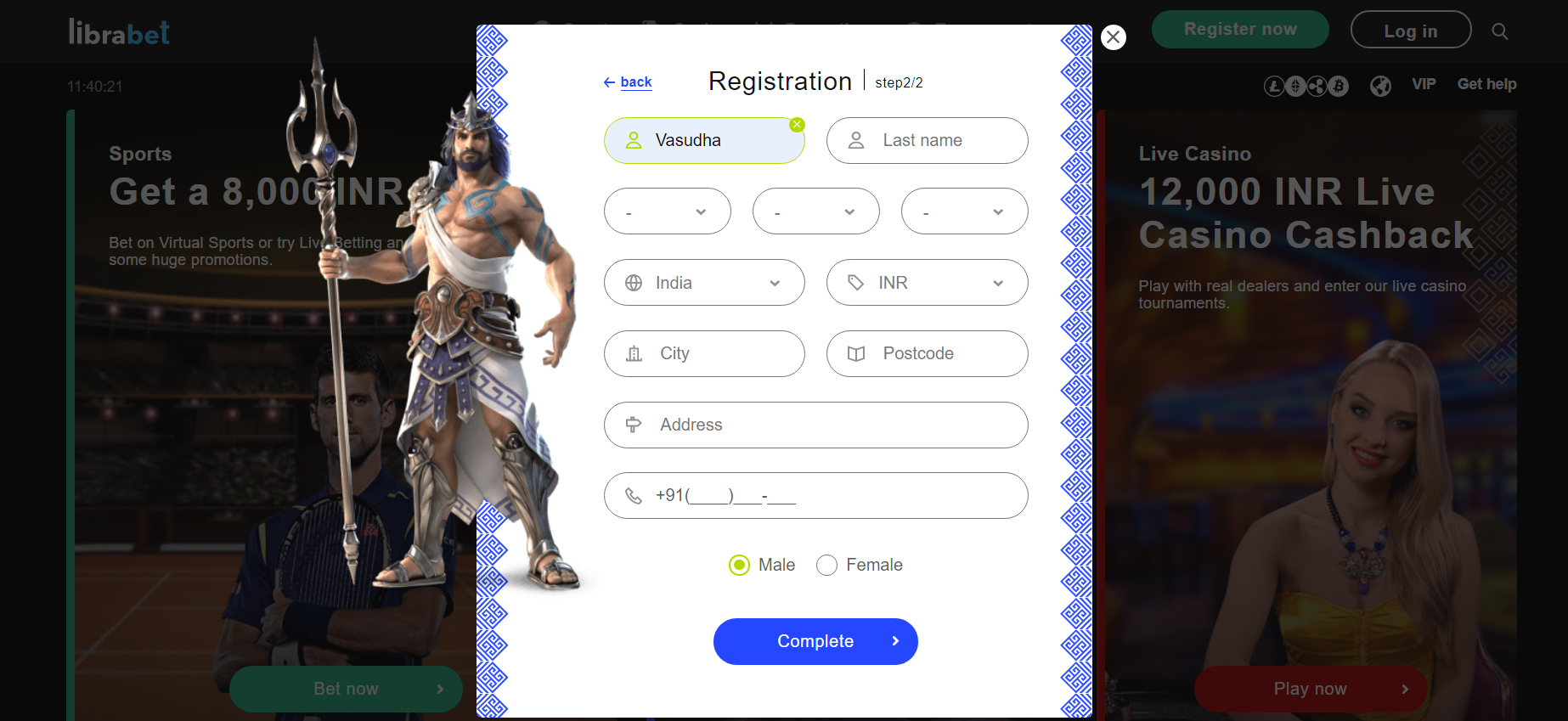 Librabet Registration 2