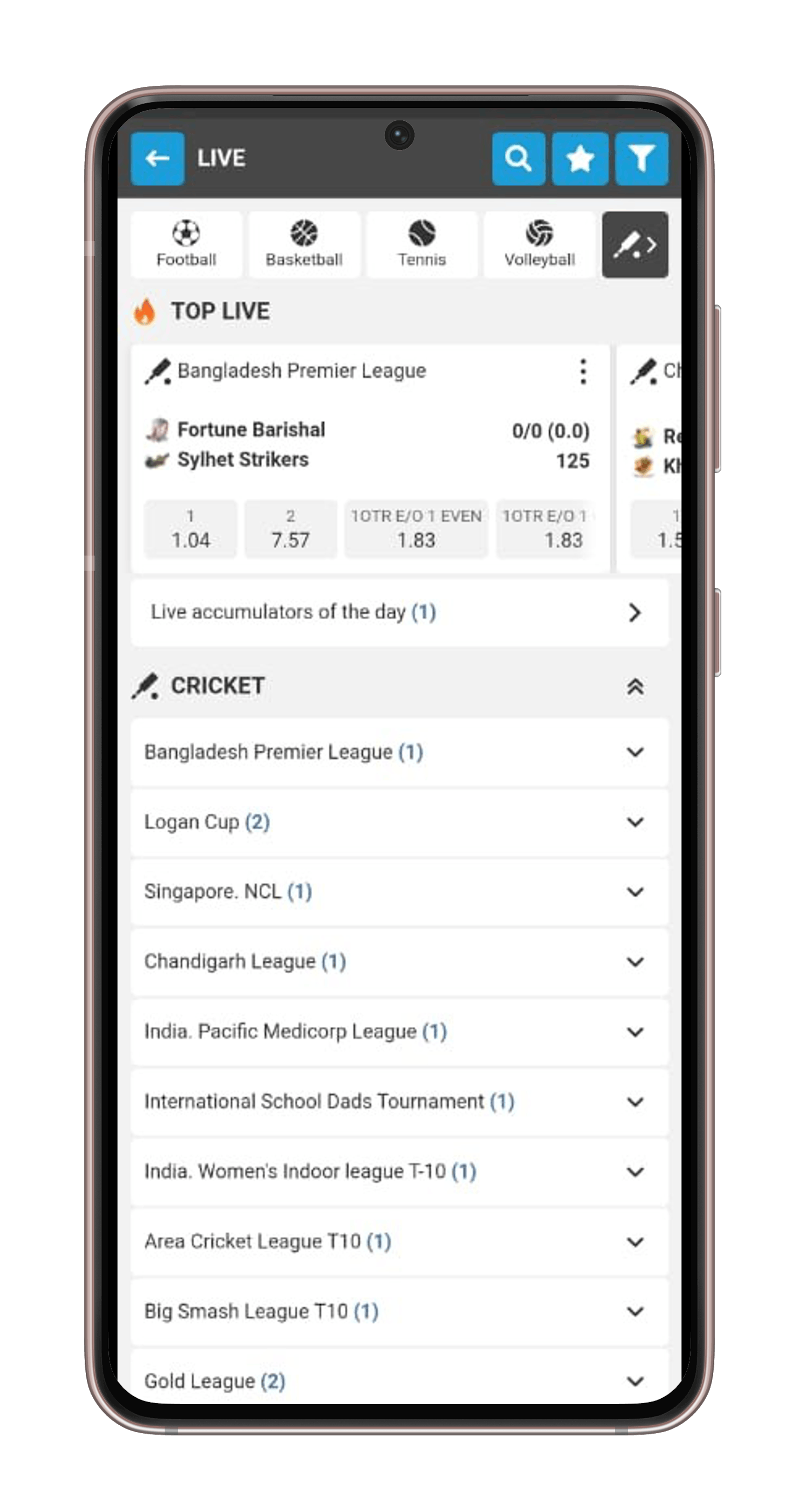 Megapari Live Cricket Betting