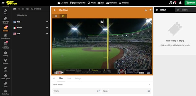 Parimatch Live Betting