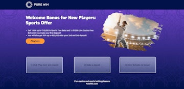 Pure Win Welcome Bonus