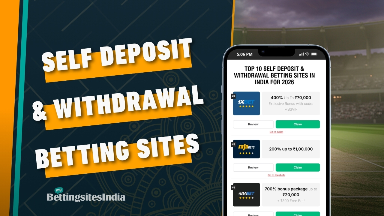 Self deposit and withdrawal betting sites