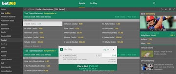 How to place a bet on bet365 in india